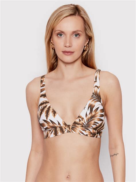 Seafolly Haut De Bikini Islandin The Sun Marron Modivo Fr