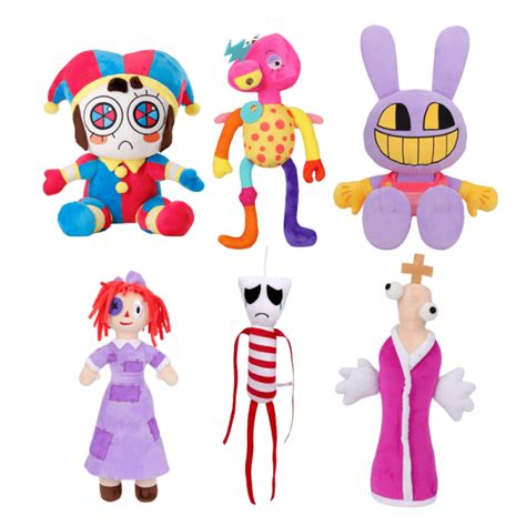 Digital Circus Plush 6pcs Style B Digital Circus Plush