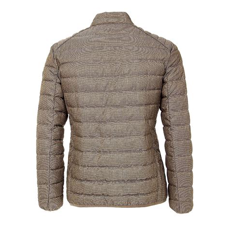 Casa Moda Stepp Jacke 2 Wege Reißverschluss Sand melange