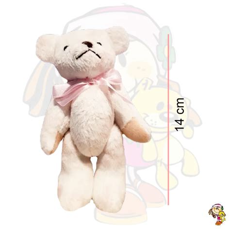 Oso De Peluche Souvenir Dos Colores 14 Cm Olis Place Peluches