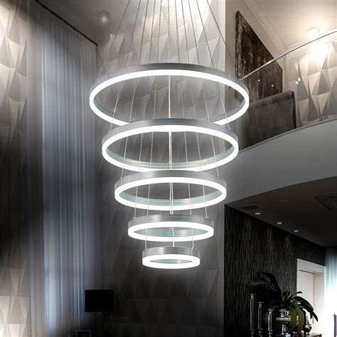 Modern Led Chandelier Led Chandelier Rings Modern Chandelier For