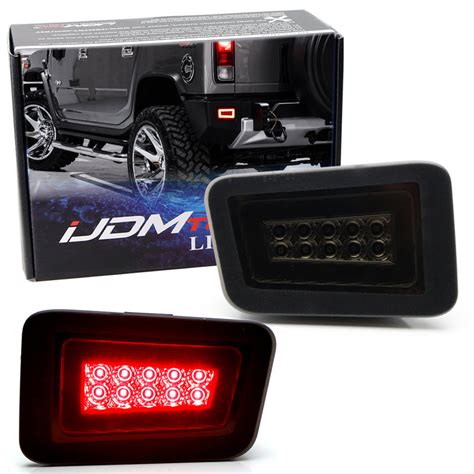 Smoke Lens Rear Bumper Reflector 2 In 1 Full Led Tail Brake Lamps For —