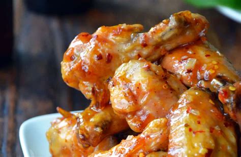 Just A Taste Crispy Baked Orange Chicken Wings