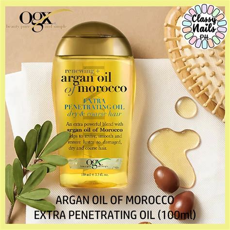 Authentic Ogx Renewing Argan Oil Of Morocco Extra Penetrating Oil