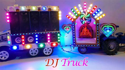 Navratri Durga Murti DJ Truck Durga Puja Trolley DJ Truck Mini Dj