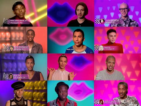 Regular RPDR confessional backgrounds change up (roughly) every four ...