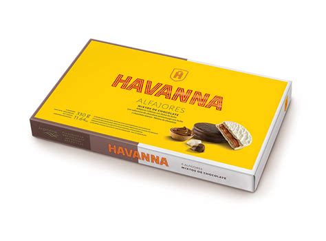 Alfajores Havanna Mixtos Chocolate Negro Y Choc Blanco C Dulce De Leche