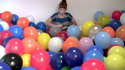 Michaela Gleave 7 Hour Balloon Work I Suggest Fast Forwarding Through Thus Confetti Balloon