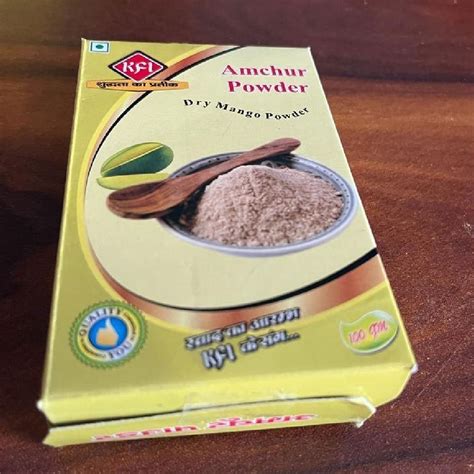 Dry Mango Amchur Powder Packaging Type Box Packaging Size 100 G At