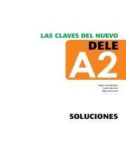 Las Claves Del Nuevo Dele A2 Soluciones Pdf Las Claves Del NUEVO Dele