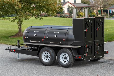 Meadow Creek Ts Barbeque Smoker Trailer Pinecraft Barbecue Llc