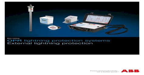 Pdf Main Catalog Opr Lightning Protection Au Dokumentips