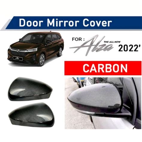 Vemart Perodua Alza 2022 New Facelift Car Side Mirror Cover Accessories