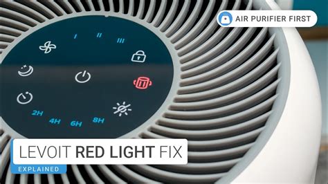 How To Turn Off Levoit Filter Indicator Red Light Youtube