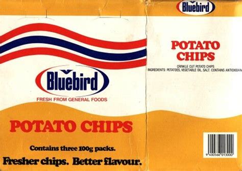 Bluebird Chips | Childhood memories, Vintage packaging, General foods