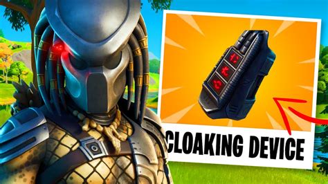 Fortnite How To Get Predators Cloaking Device Mythic Item Tutorial Youtube