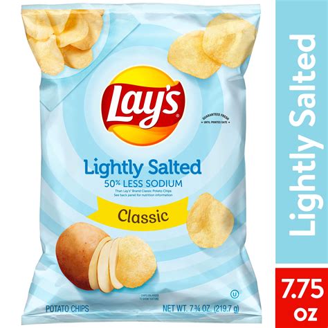 Lays Lightly Salted Classic Potato Chips 7 75 Oz Australia Ubuy