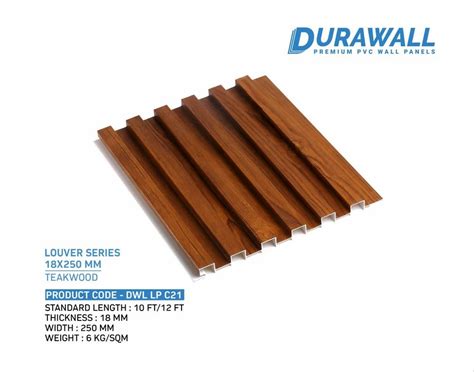 Durawall Pvc Louvered Wall Panel At Piece Pvc Wall Panel In