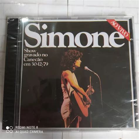 Cd Simone Ao Vivo Lacre De Fábrica MercadoLivre