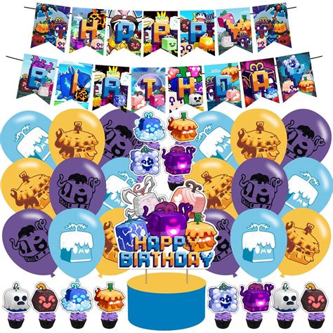 Amazon Blox Fruits Birthday Party Decoration Blox FruitsTheme