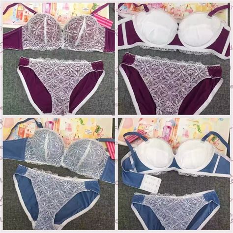 Sexy Lingerie Sets Half Cup Brassiere Women Comfy Push Up Bra And Panty Set Dn Ebay