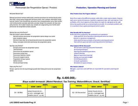 Pdf Perencanaan Dan Pengendalian Produksi Operasi Dokumen Tips