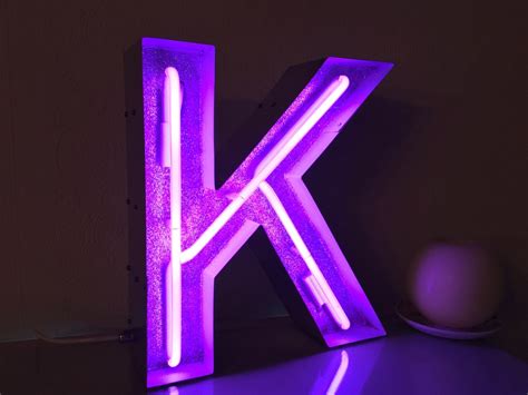 Stylish Metal Marquee Light Up Letters With Neon