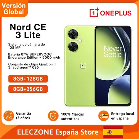 Versi N Global Oneplus Nord Ce Lite G Smartphone Snapdragon