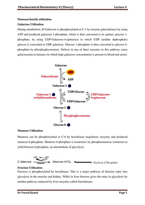 Solution Lecture 04 Pharmaceutical Biochemistry Ii Theory Studypool