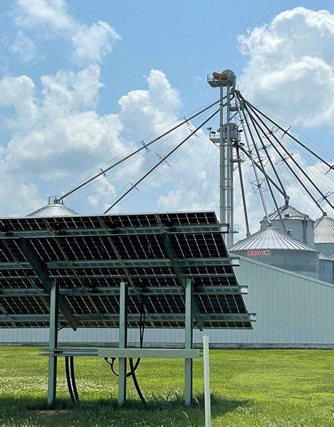 Solar Powered Solutions On The Farm Purdue Affiliated Company Completes Microgrid For Crop