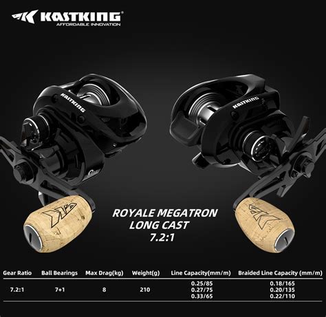 Kastking Megatron Long Cast Baitcasting Fishing Reel Kg Max Drag