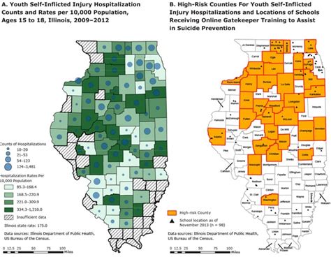 Preventing Chronic Disease Gis Snapshot Tracking Youth Self Inflicted