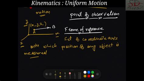 Kinematics D Class Notes Pdf