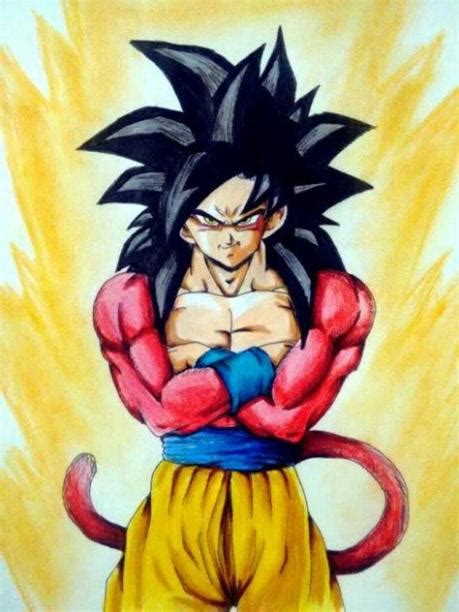 Dibujos A Lapiz De Goku Ssj Goku Dragon Ball Gt By Zartiex Off