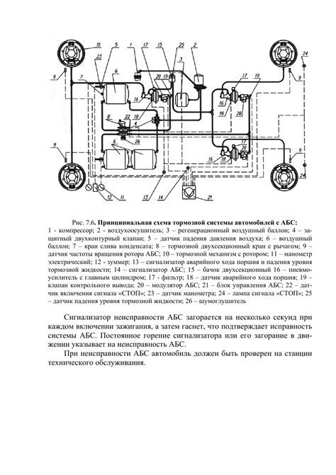 Схема тормозной системы газон некст с описанием - фото