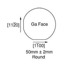 MTI KOREA GaN Template On Sapphire 0001 2 X 0 5mm 1sp GaN Film 5um