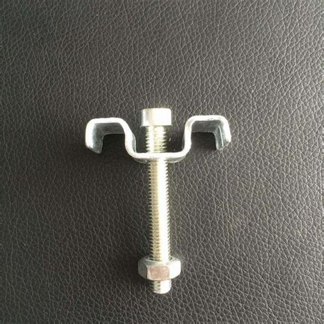 Galvanized Grating Saddle Clips , SGS Installation Steel Grating Clamps