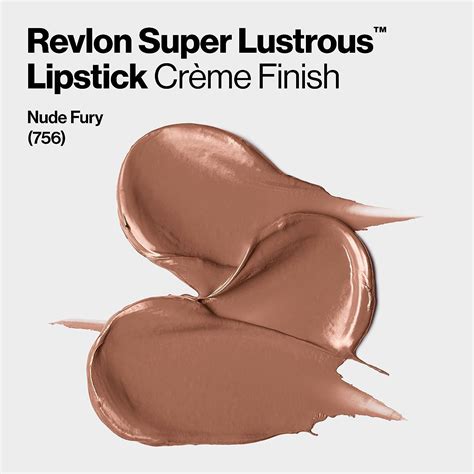 Revlon Super Lustrous Lipstick In Nude Fury Moisturizing Lipcolor With Vitamin E And