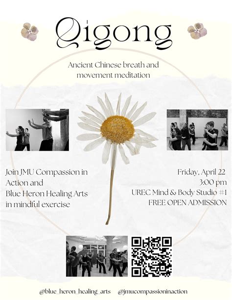 Compassion In Action Qigong Flyer Behance