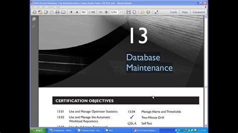 Oracle 11g DBA Bangla Tutorial Ch13 Database Maintenance Database