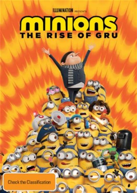 Minions Rise Of GRU DVD A Villain Will Rise The Continuation Of The