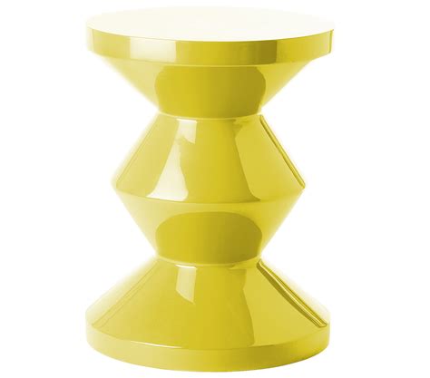 Tabouret Zig Zag Pols Potten Jaune Made In Design