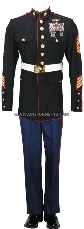 Usmc Male Enlisted Blue Dress Blue White Dress Uniform A And B