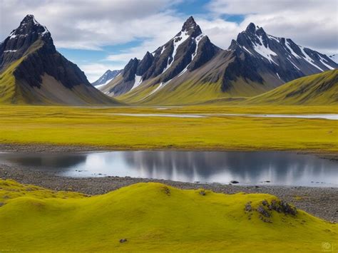 Premium Photo Vestrahorn Mountains In Stokksnes Iceland