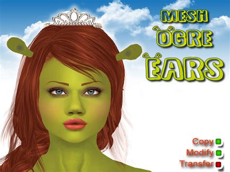 Second Life Marketplace - SHREK - FIONA MESH OGRE EAR