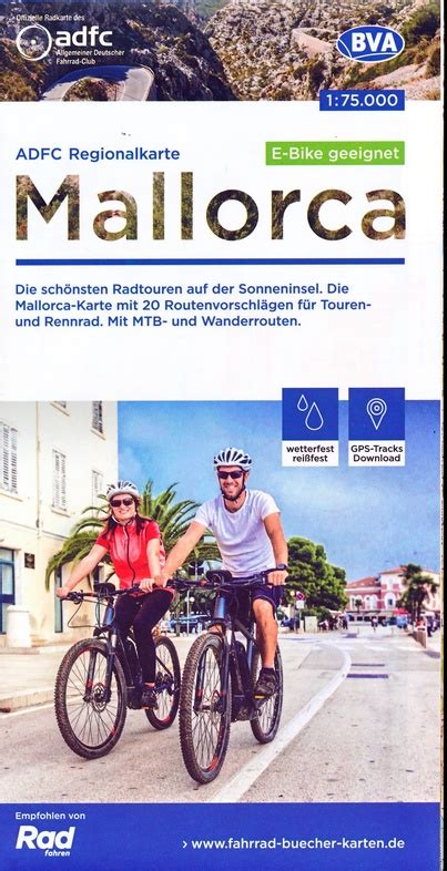 Fietskaart Adfc Regionalkarte Mallorca Bva Bikemedia