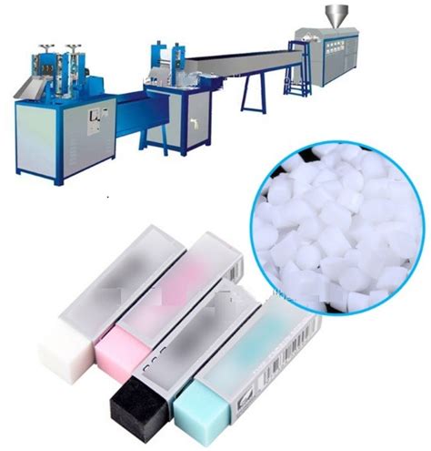 Color Rubber Eraser Extrusion High Speed PVC Eraser Extruding Line TPR