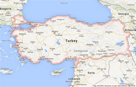 Map Of Turkey World Easy Guides