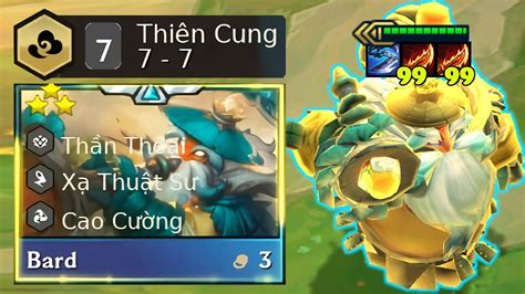 Bard ThiÊn Cung SiÊu Carry Meta MỚi Leo Rank CỰc KhỎe Dtcl MÙa 11