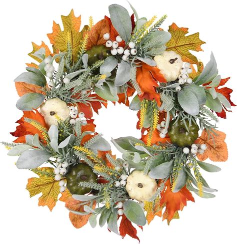 Amazon MagiDeal Harvest Wreath Artificial Wreath Halloween Wreath